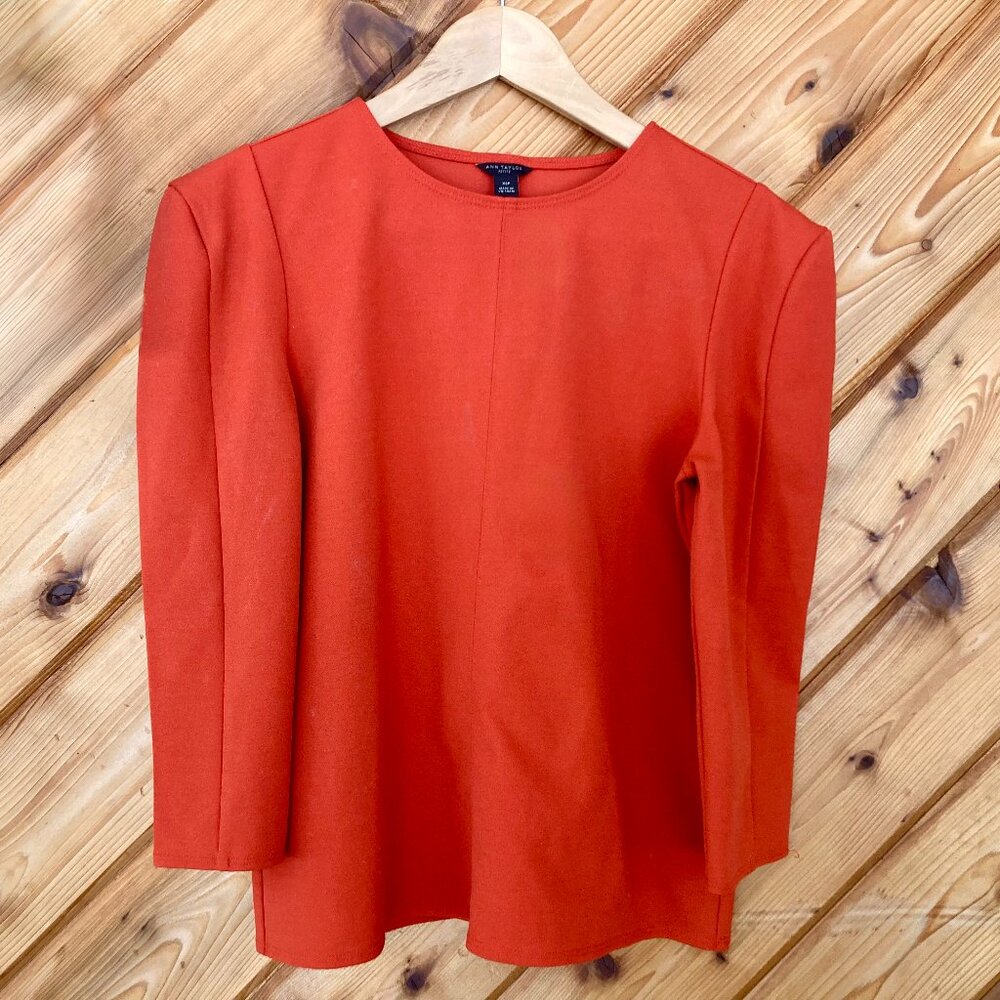Orange Anne Taylor Top Size XSP